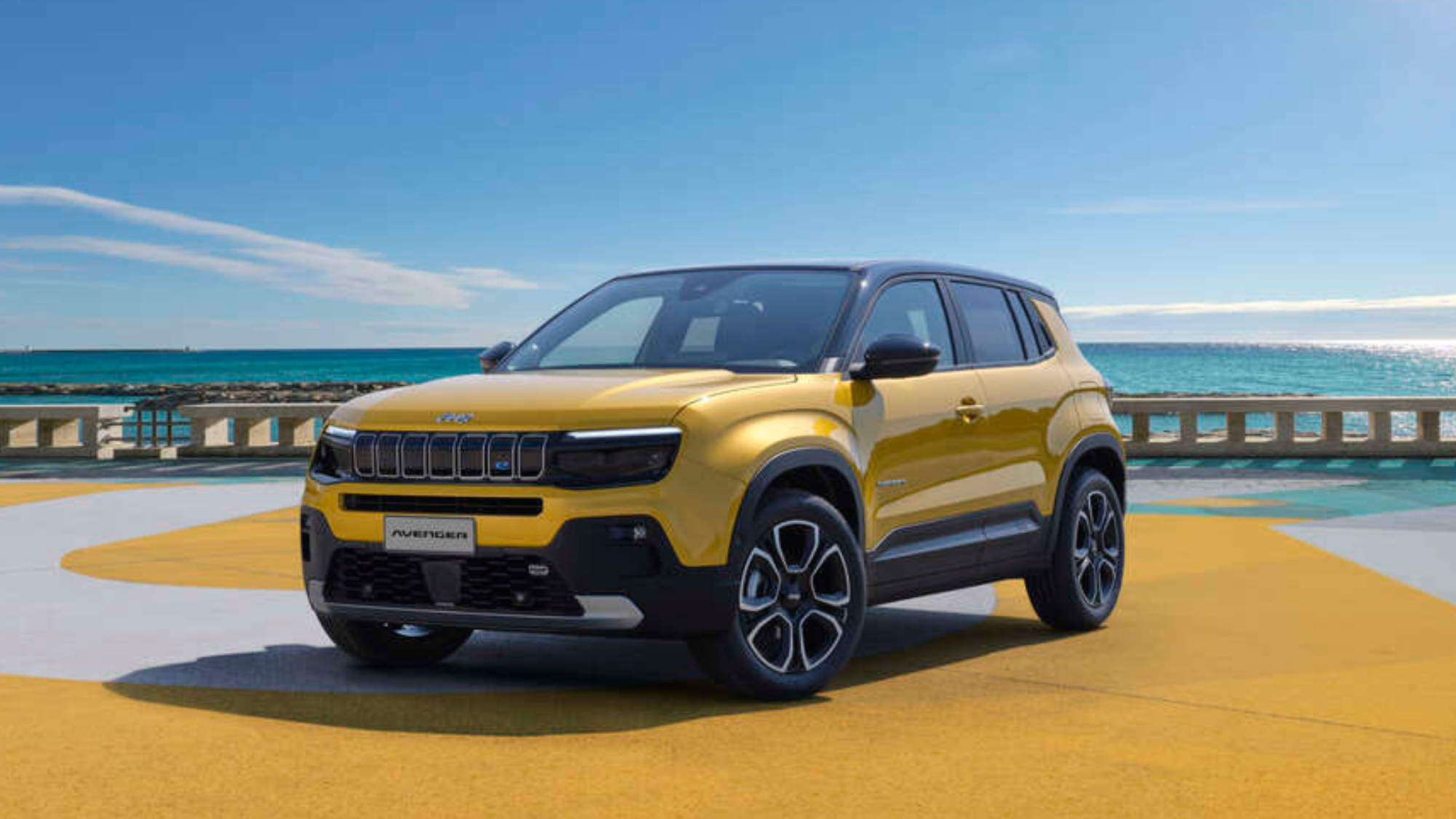 Jeep Avenger in gelb